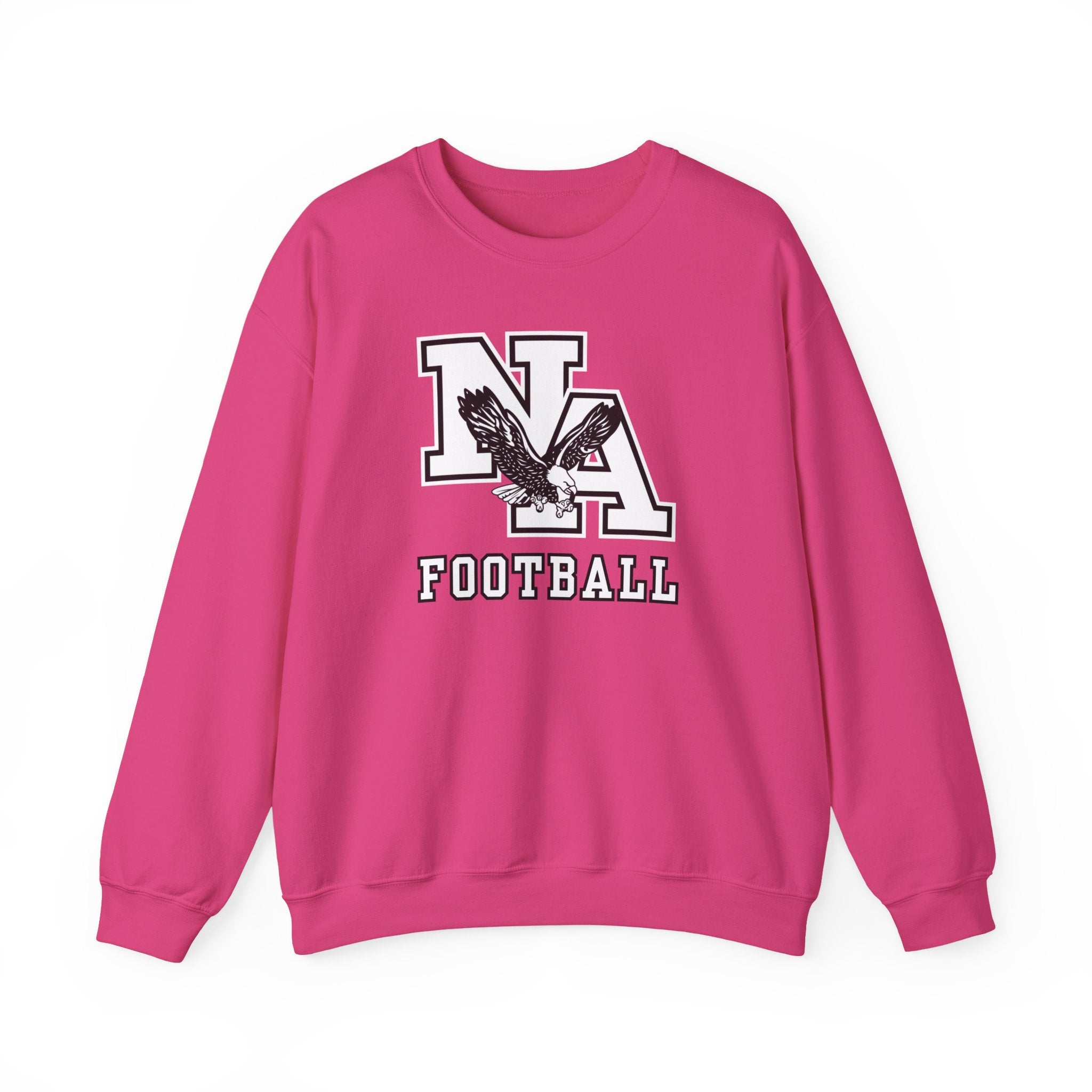 Adult Unisex Classic Logo White Football Graphic Sweatshirt