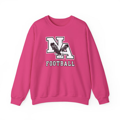 Adult Unisex Classic Logo White Football Graphic Sweatshirt