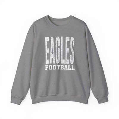 Adult Unisex New Albany Football Distressed Enlarged Graphic Sweatshirt