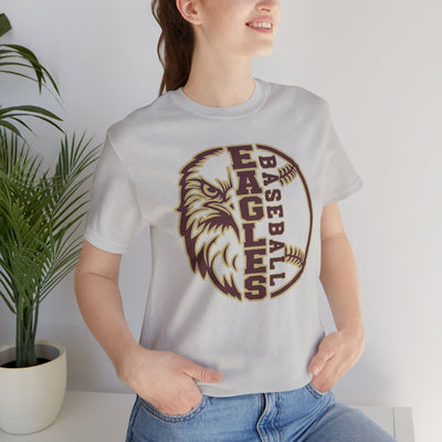 Adult Unisex Epic Eagle Baseball Graphic Short Sleeve Soft Tee
