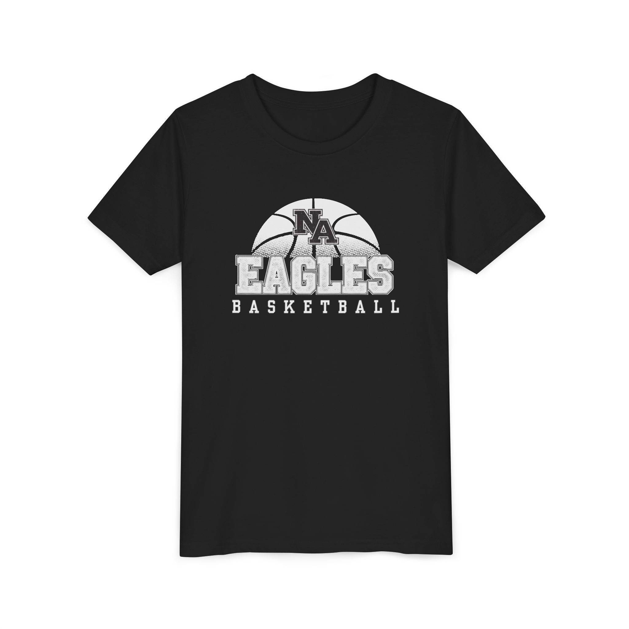 Youth New Albany Eagles Basketball Fast Break Graphic Short Sleeve Soft Tee