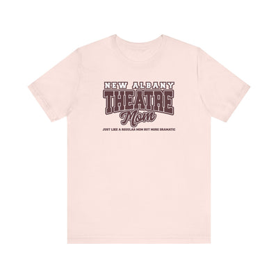 Adult Unisex New Albany Theatre Dramatic Mom Graphic Short Sleeve Soft Tee