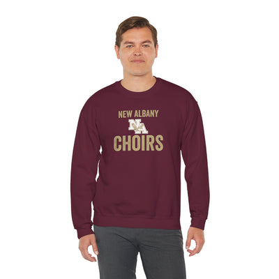 Adult Unisex Vintage Distressed New Albany Choirs Graphic Sweatshirt