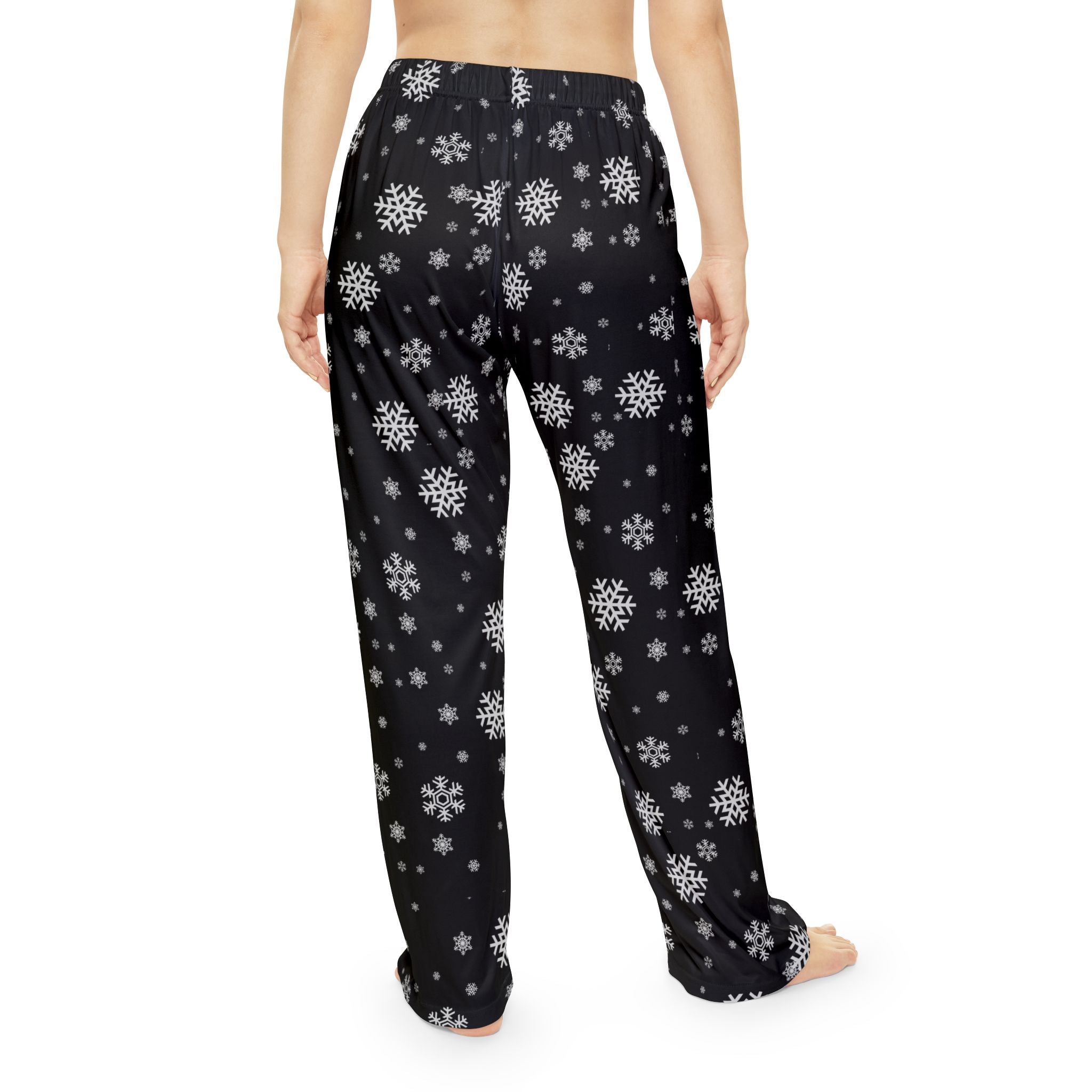 Women's OWU Bishops Baseball Spirited Snowflake Printed Pajama Pants