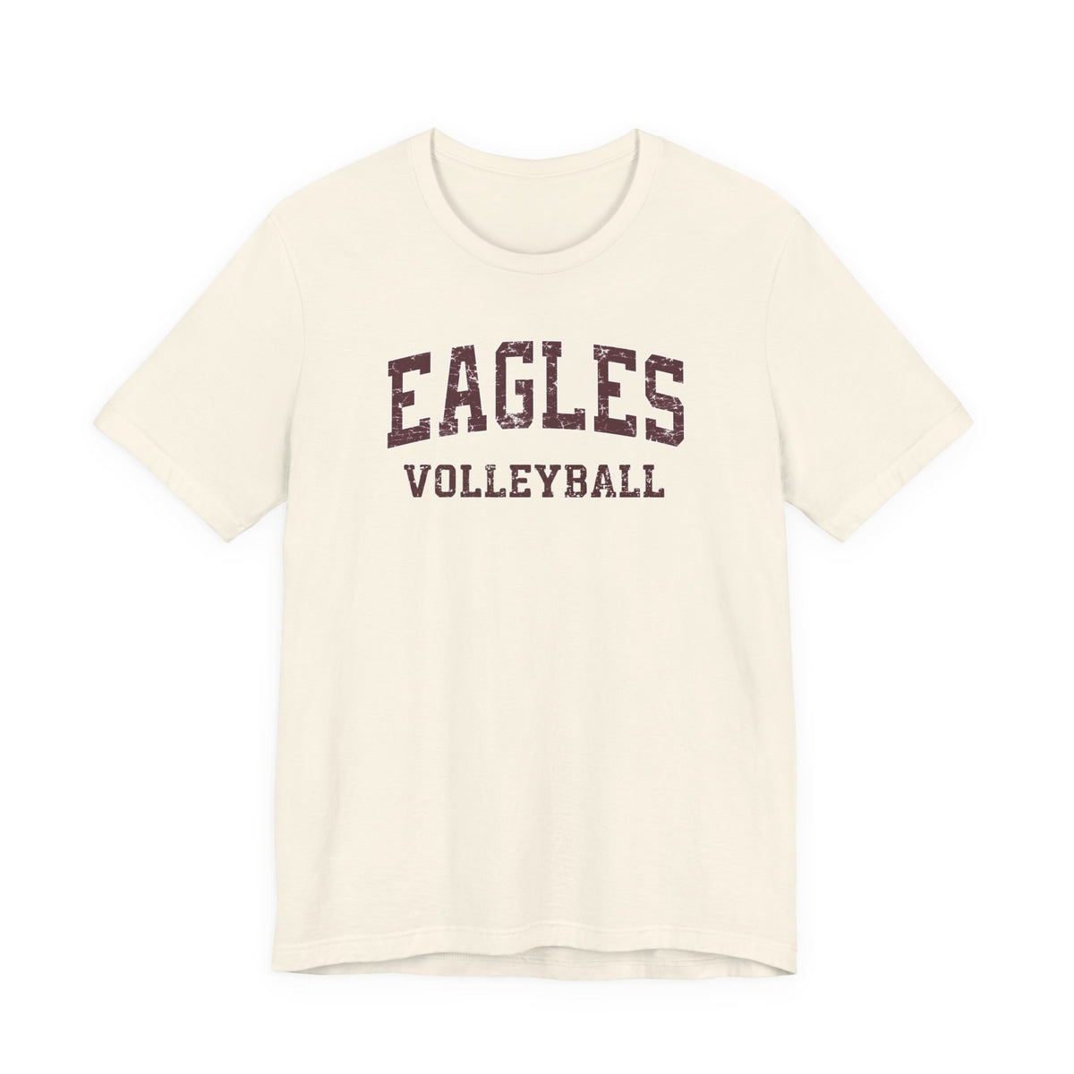 New Albany Eagles Volleyball Vintage Distressed Graphic Short Sleeve Soft Tee