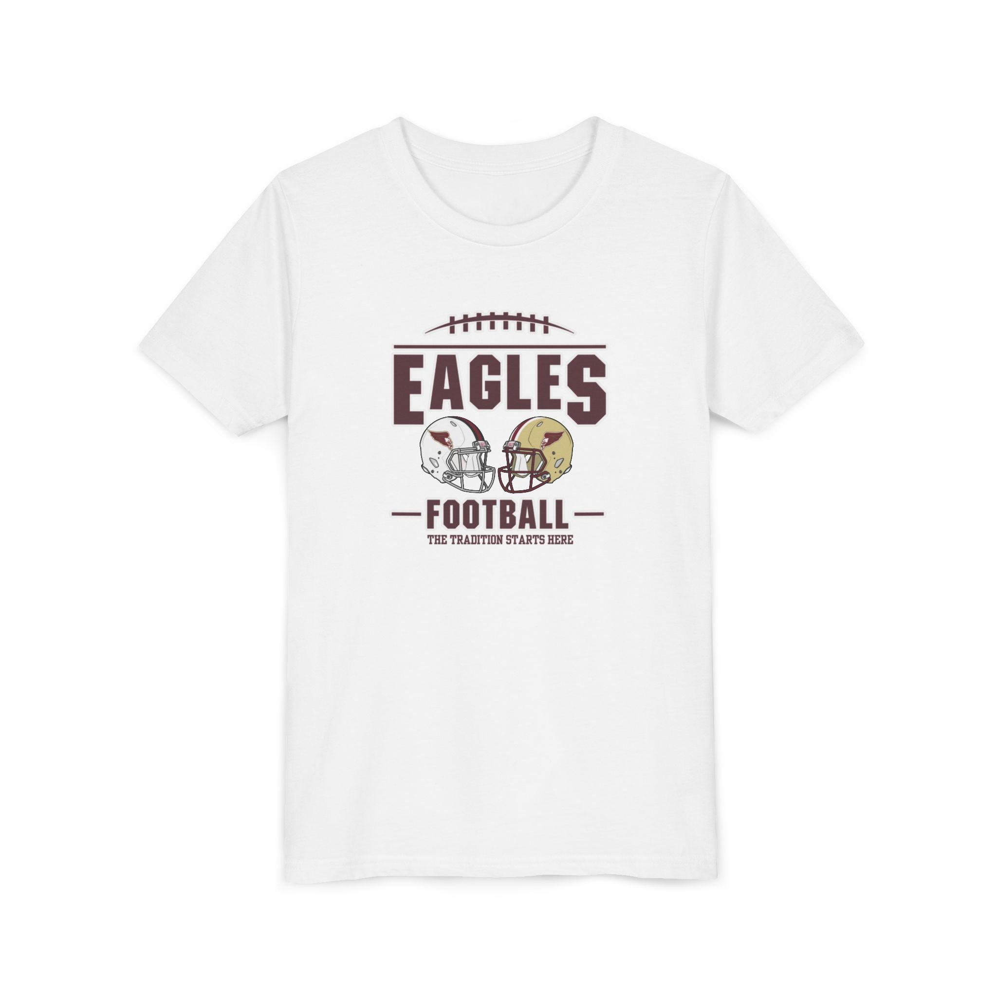 Youth New Albany Eagles Tradition Football Graphic Short Sleeve Soft Tee