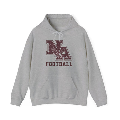 Adult Unisex New Albany Football Distressed Vintage Logo Graphic Hoodie