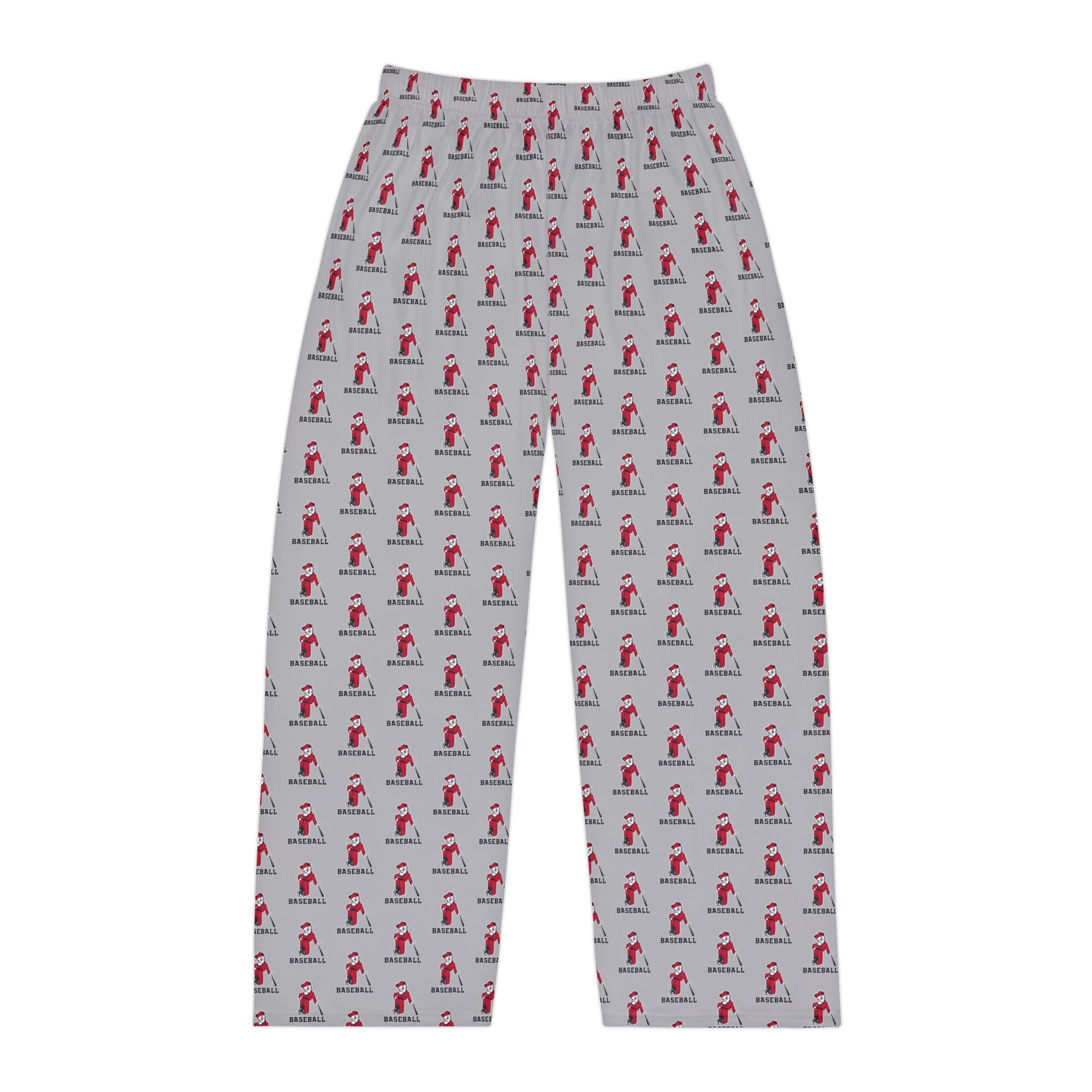 Men's Pajama Pant with Allover Bishops Baseball Mascot Print