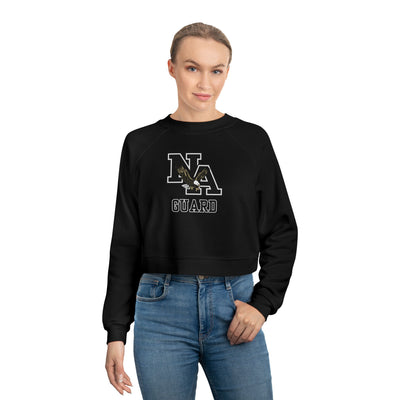 Women's New Albany Logo Guard Graphic Cropped Fleece Sweatshirt
