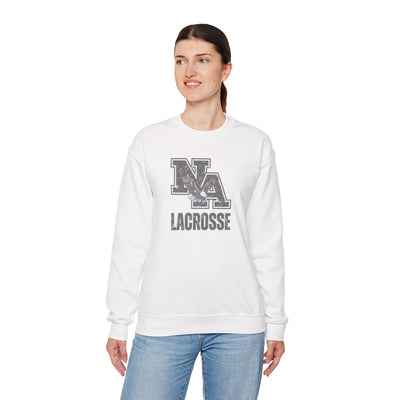 Adult Unisex Vintage Distressed Classic Logo Lacrosse Graphic Sweatshirt