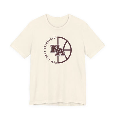 Adult Unisex New Albany Basketball Pick and Roll Graphic Short Sleeve Soft Tee