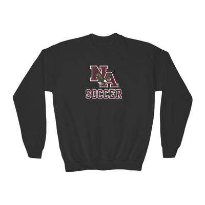Youth New Albany Classic Maroon Soccer Logo Graphic Sweatshirt