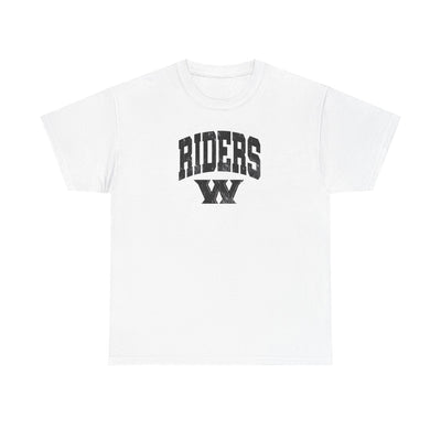 Adult Unisex Riders Arch Vintage Distressed W Graphic Short Sleeve Gildan Heavy Tee