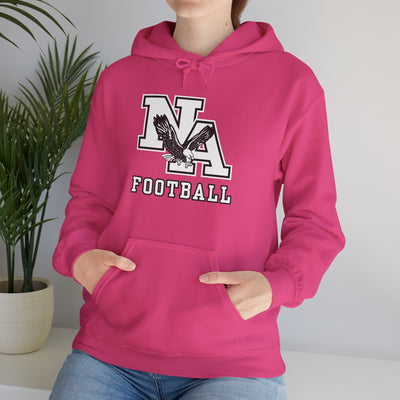 Adult Unisex Classic Logo White Football Graphic Hoodie