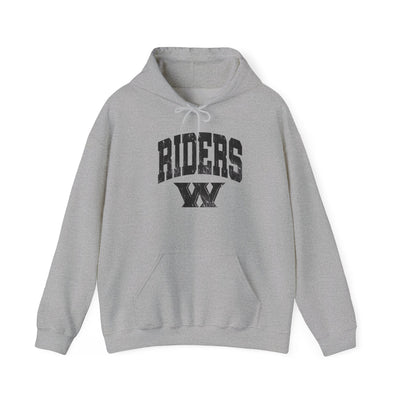 Adult Unisex Riders Arch Vintage Distressed W Graphic Hoodie