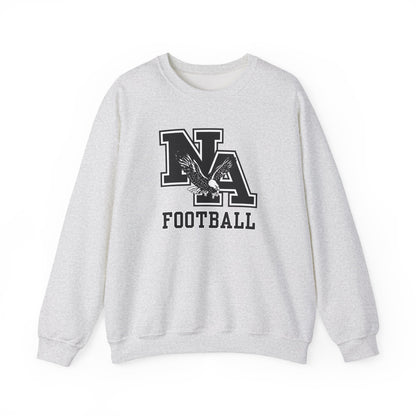 Adult Unisex Classic Logo Black Football Graphic Sweatshirt