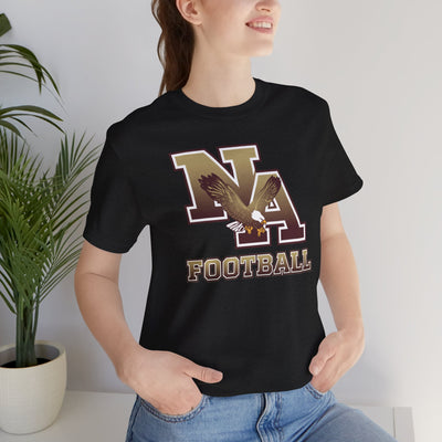 Adult Unisex New Albany Ombre Eagle Logo Graphic Short Sleeve Soft Tee