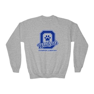 Youth Overbrook Elementary Wildcats Block Letter Graphic Sweatshirt
