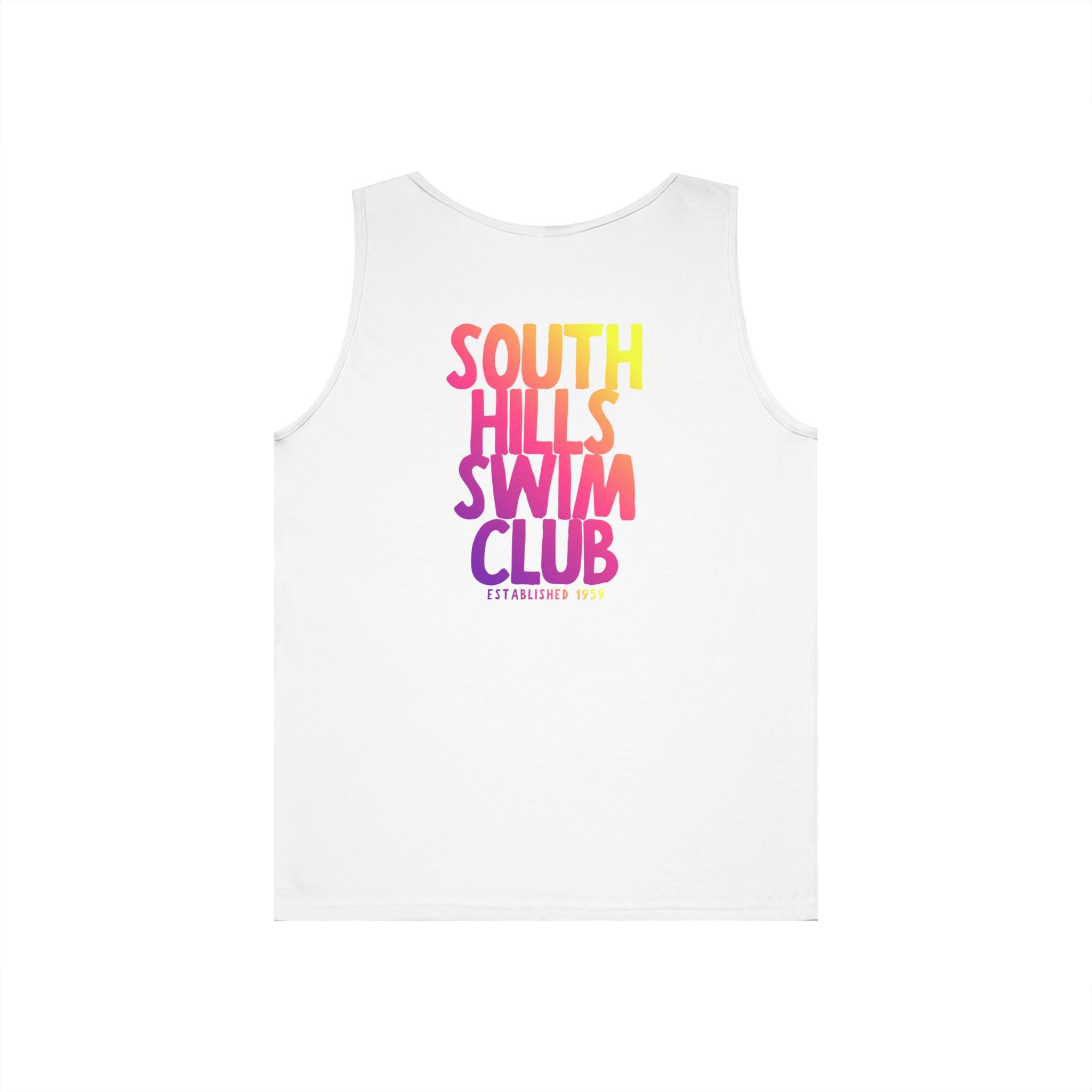 Adult Unisex South Hills Swim Club SHSC Ombre Graphic Tank