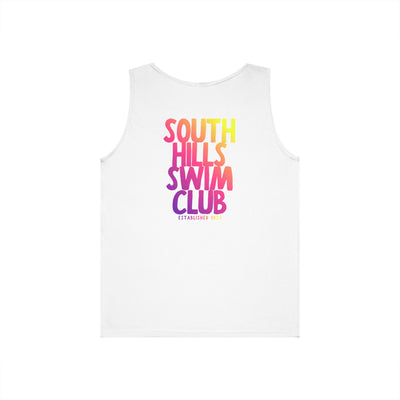 Adult Unisex South Hills Swim Club SHSC Ombre Graphic Tank
