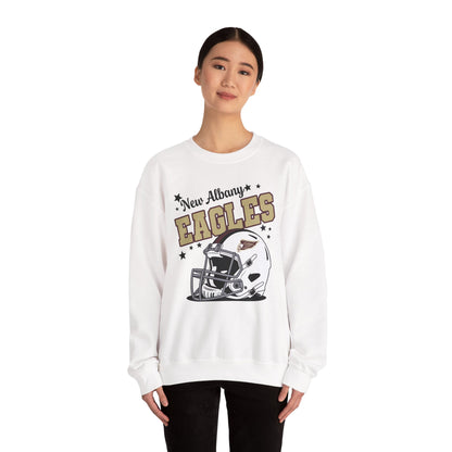 Adult Unisex New Albany Eagles Football Pride Graphic Sweatshirt