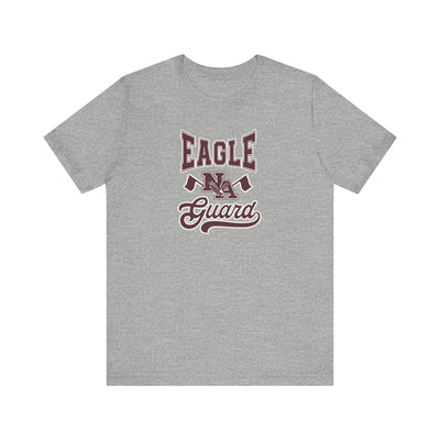 Adult Unisex Classic Varsity Eagle Guard Graphic Short Sleeve Soft Tee