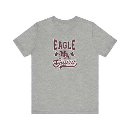 Adult Unisex Classic Varsity Eagle Guard Graphic Short Sleeve Soft Tee