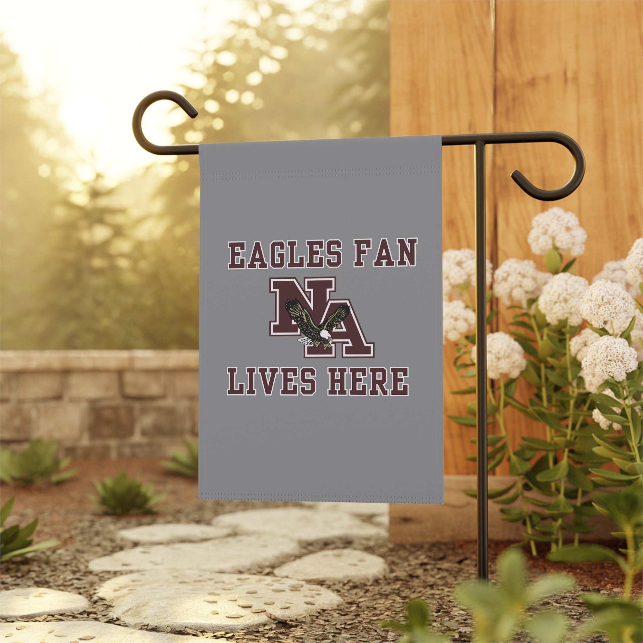 Eagles Fan Classic Logo Garden Flag - New Albany Eagles