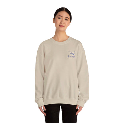 Adult Unisex Heavy Blend Sweatshirt - Blue Jennings Logo