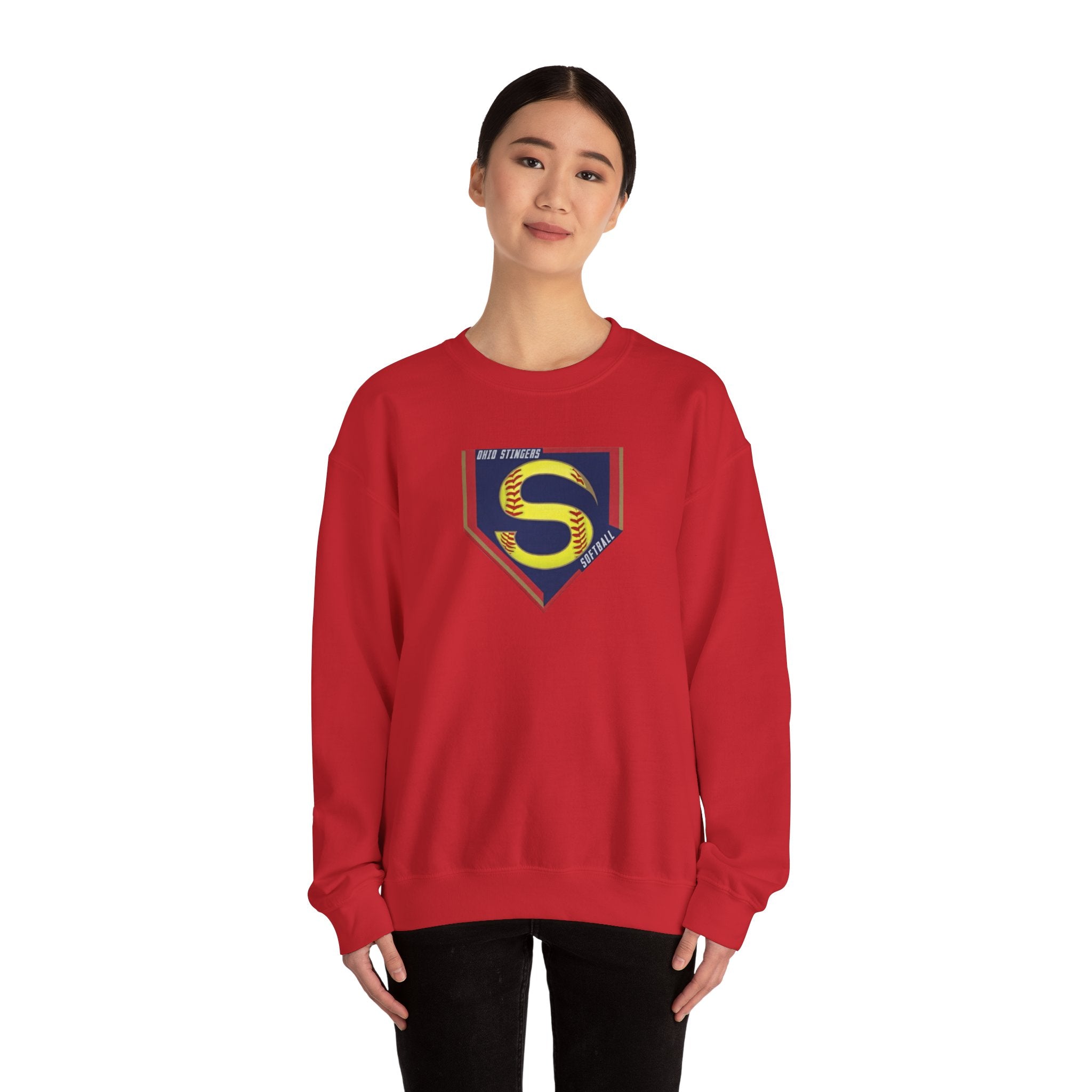 Adult Unisex Stingers Softball Logo Graphic Sweatshirt