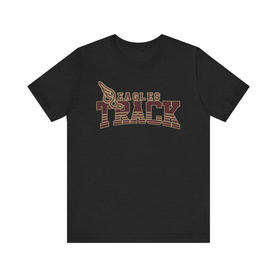 Adult Unisex Eagles Track Graphic Short Sleeve Soft Tee