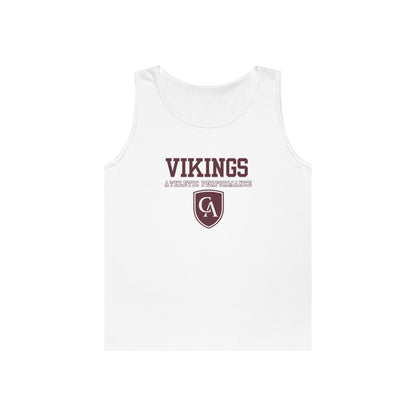 Adult Unisex Columbus Academy Vikings Athletic Performance Graphic Gildan Heavy Blend Cotton Tank