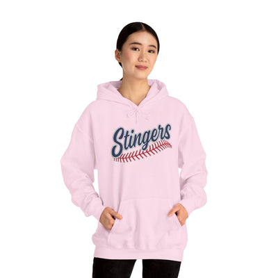 Adult Unisex Stingers Softball Stitches Graphic Hoodie
