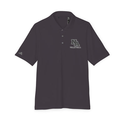 Adult Unisex Adidas Performance Polo with New Albany Volleyball Embroidery