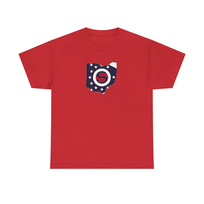 Adult Unisex Stingers Softball State Logo Graphic Short Sleeve Gildan Heavy Tee