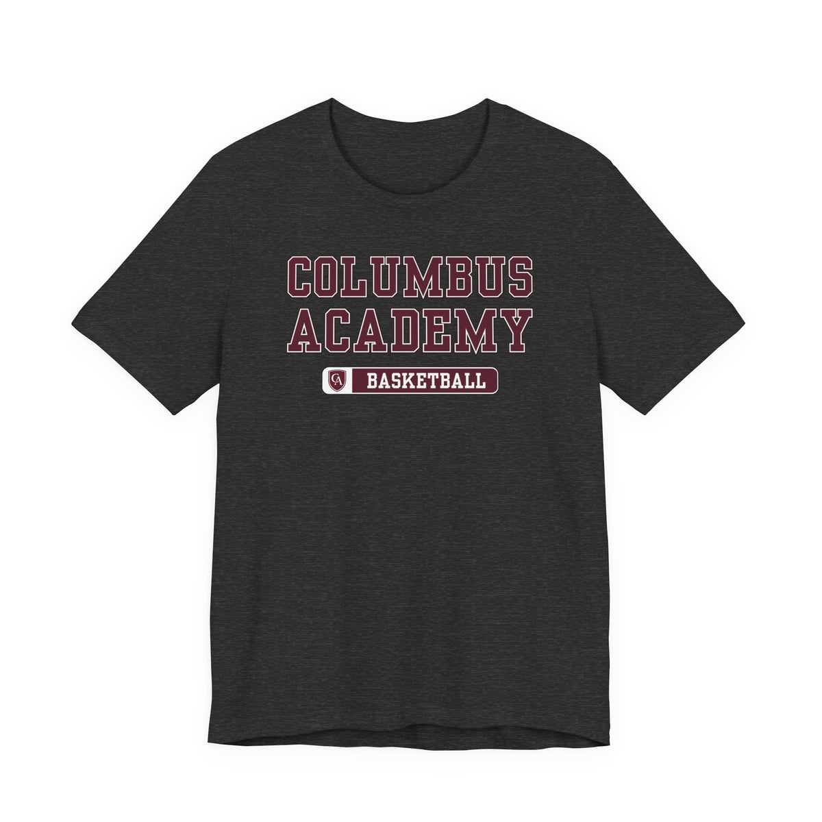 Adult Unisex Columbus Academy Basketball Graphic Short Sleeve Bella + Canvas Soft Tee