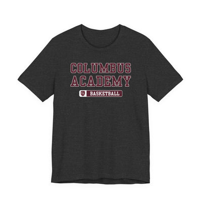 Adult Unisex Columbus Academy Basketball Graphic Short Sleeve Bella + Canvas Soft Tee