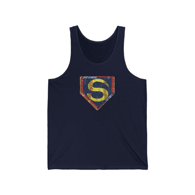 Adult Unisex Stingers Softball Distressed Logo Graphic Bella + Canvas Tank