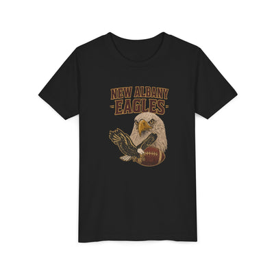Youth New Albany Gridiron Eagle Graphic Short Sleeve Bella + Canvas Soft Tee