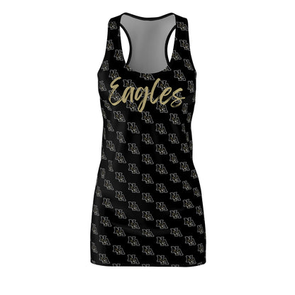 Women's Script Eagles Swim Coverup Racerback Dress - New Albany Eagles