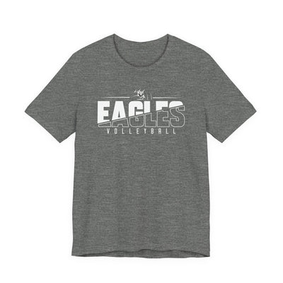 Adult Unisex New Albany Volleyball Power Spike Graphic Short Sleeve Soft Tee