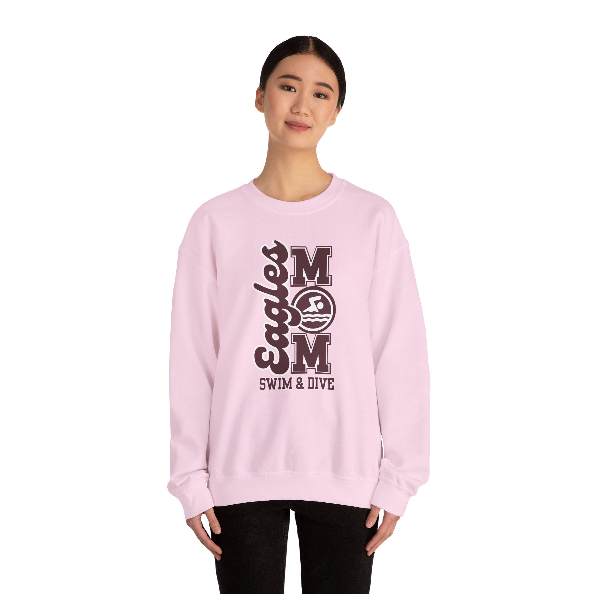 Women's Swim and Dive Mom Graphic Sweatshirt