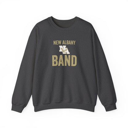 Adult Unisex Vintage Distressed New Albany Band Graphic Sweatshirt