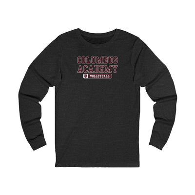 Adult Unisex Columbus Academy Volleyball Graphic Long Sleeve Bella + Canvas Soft Tee