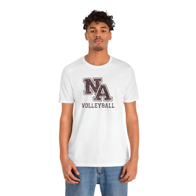 Adult Unisex New Albany Volleyball Vintage Vibe Logo Graphic Short Sleeve Soft Tee