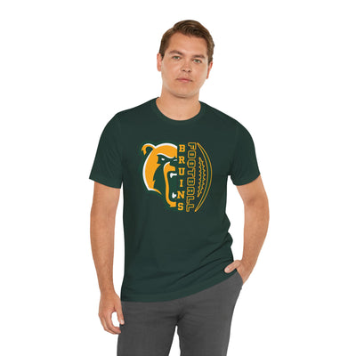 Adult Unisex Epic Bruin Football Graphic Short Sleeve Soft Tee