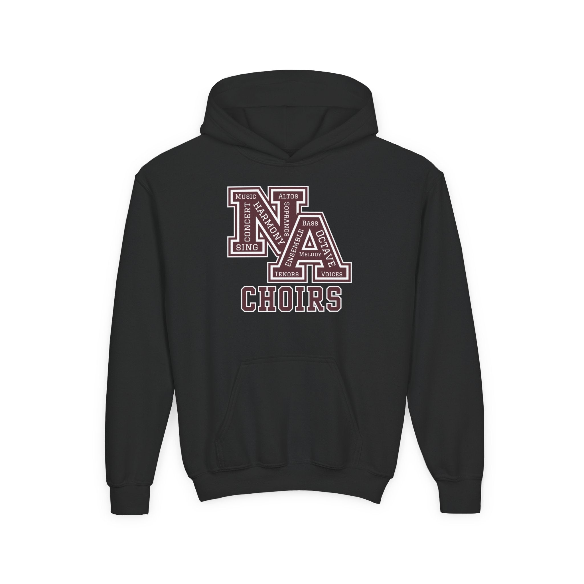 Youth Choirs Words NA Logo Graphic Hoodie