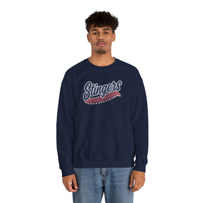 Adult Unisex Stingers Softball Stitches Graphic Sweatshirt