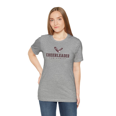 Adult Unisex New Albany Cheer Eagle Graphic Short Sleeve Bella + Canvas Soft Tee