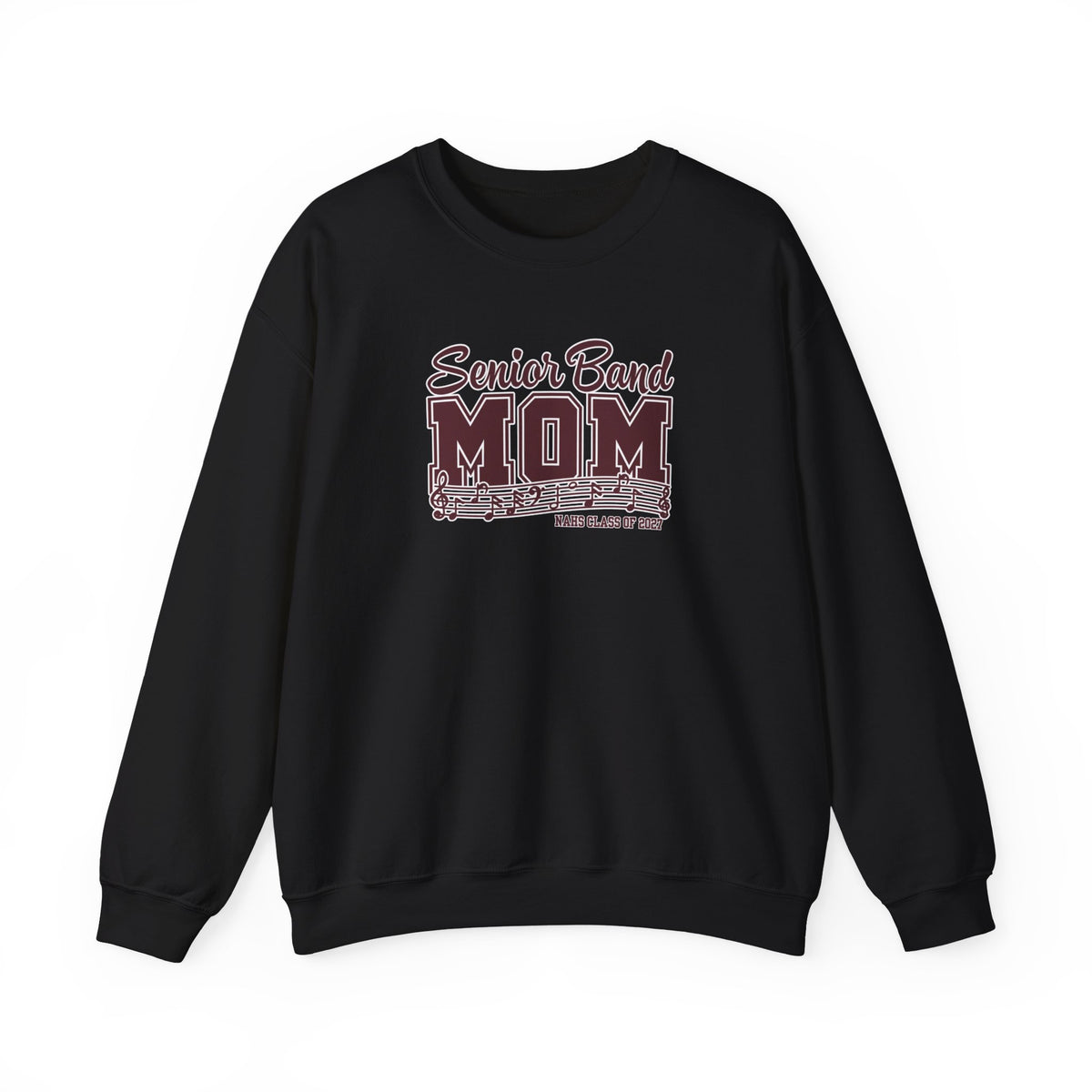 Adult Unisex New Albany 2027 Senior Band Mom Graphic Sweatshirt